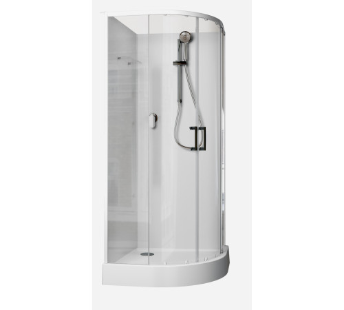 Душевая кабина Aquanet Passion EVO R white 90x90 набор 1