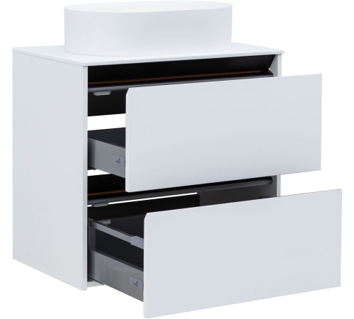 Тумба под раковину Allen Brau Activity 70 1.34003.WM белый матовый/черный браш