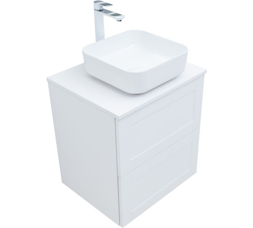 Тумба под раковину Aquanet Терра 60 белый матовый