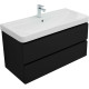Тумба под раковину Aquanet Вега 2.0 100 черный