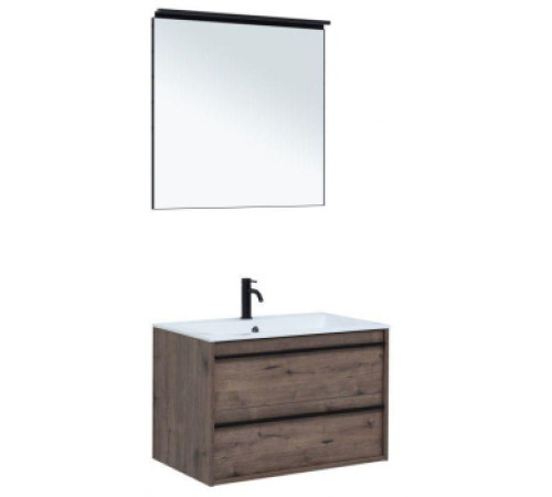Мебель для ванной Aquanet Lino 80 Дуб Веллингтон