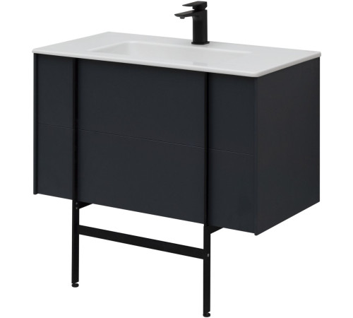 Тумба под раковину Allen Brau Reality 90 1.32006.AM антрацит матовый