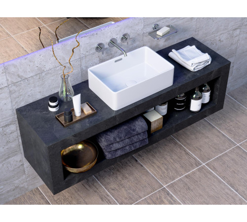 Раковина накладная Allen Brau Fantasy 48 4.11002.20 белый глянец