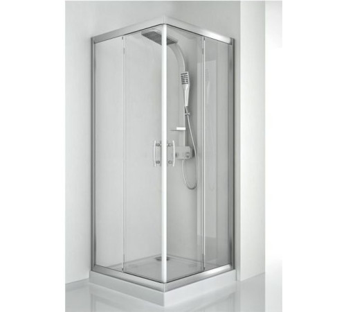 Душевой уголок Aquanet Alfa Cube NAA1142 100x100, прозрачное стекло