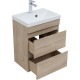 Тумба под раковину Aquanet Нота New 50 дуб светлый