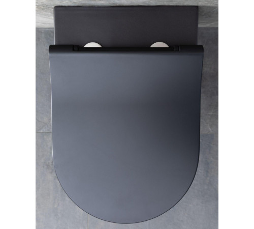 Чаша подвесного унитаза Allen Brau Priority 4.31001.31 черный матовый