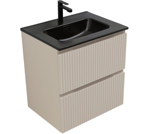 Тумба под раковину Aquanet Джейн (Flat) 60 бежевый