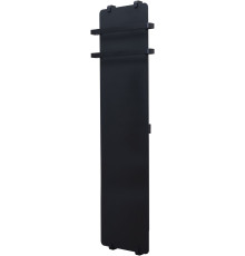 Полотенцесушитель электрический Allen Brau Infinity 180x44 с рейлингом 2.0 и креплением, черный матовый