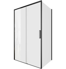 Душевой уголок Aquanet Pleasure Evo 120x100 AE65-120x100-BT профиль черный, прозрачное стекло