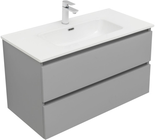 Тумба под раковину Aquanet Вега 2.0 90 мисти грин