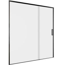 Душевая дверь Aquanet Pleasure Evo 160 AE65-N160-BT профиль черный, прозрачное стекло