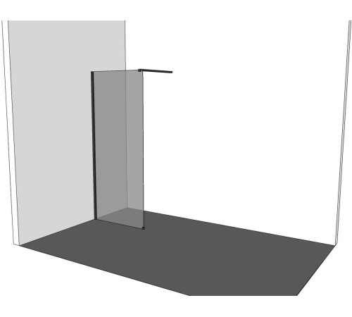 Душевая перегородка Allen Brau Infinity 1 160 3.21031.BA серебро браш