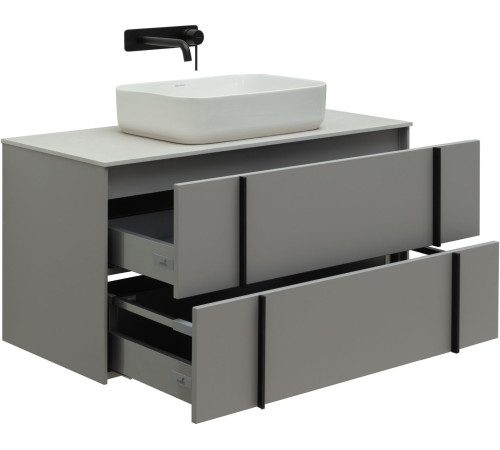 Тумба под раковину Allen Brau Reality 100 1.32007.PGM платина матовый