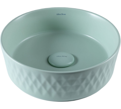 Раковина накладная Allen Brau Fantasy Romb 36 4.11033.MT мятный