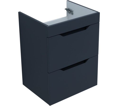 Тумба под раковину Aquanet Практика 50 маренго (2 ящика)