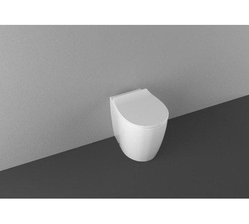 Чаша приставного унитаза Allen Brau Fantasy 4.11007.20 белый глянец