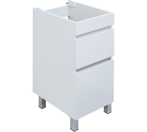 Тумба под раковину Aquanet Вега 40 белый глянец