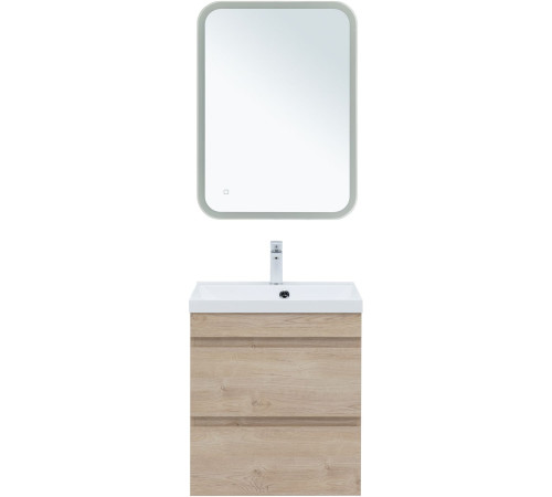Тумба под раковину Aquanet Нота New 60 дуб светлый