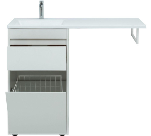 Тумба под раковину Aquanet Токио 48 белый (напольная, 1 ящик)