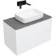Тумба под раковину Allen Brau Infinity 85 1.21001.WM белый матовый