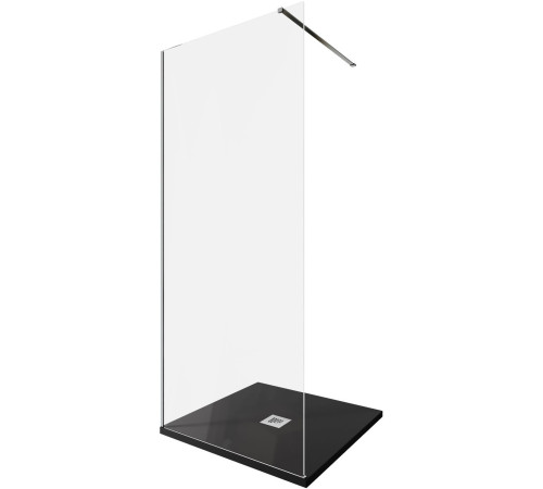 Душевая перегородка Allen Brau Infinity 1 90 3.21007.BA серебро браш