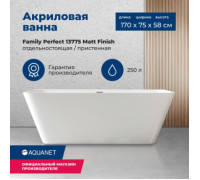 Акриловая ванна Aquanet Family Perfect 170x75 13775-MW