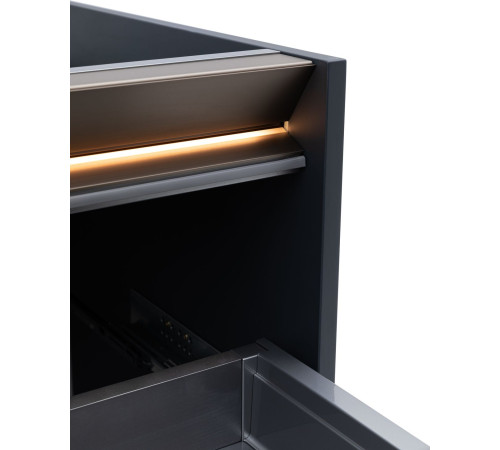 Тумба под раковину Allen Brau Activity 120 1.34015.AM антрацит матовый/олива браш