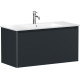 Тумба под раковину Allen Brau Gravity 100 1.370014.AM антрацит матовый