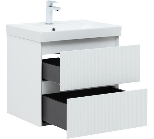 Тумба под раковину Aquanet Альтера 60 белый матовый