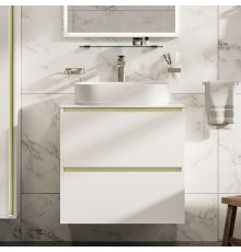 Тумба под раковину Allen Brau Activity 70 1.34011.WM белый матовый/олива браш