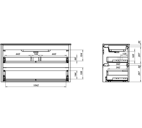 Тумба под раковину Allen Brau Gravity 120 1.370011.PWM папирус матовый