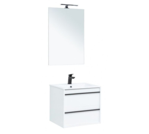 Мебель для ванной Aquanet Lino 60 белый матовый