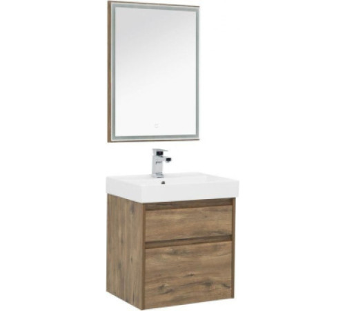 Мебель для ванной Aquanet Nova Lite 60 дуб рустикальный (2 ящика)