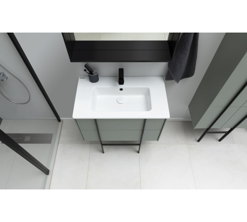 Тумба под раковину Allen Brau Reality 80 1.32005.CGM олива матовый