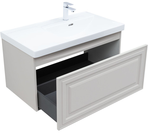 Тумба под раковину Aquanet Агата 90 бежевый