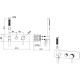 Смеситель для душа Allen Brau Priority 5.31009-00 (с внутренней частью, 2 хода) хром
