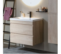 Тумба под раковину Aquanet Нота New 90 дуб светлый