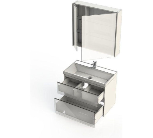 Мебель для ванной Aquanet Гласс 80 белый