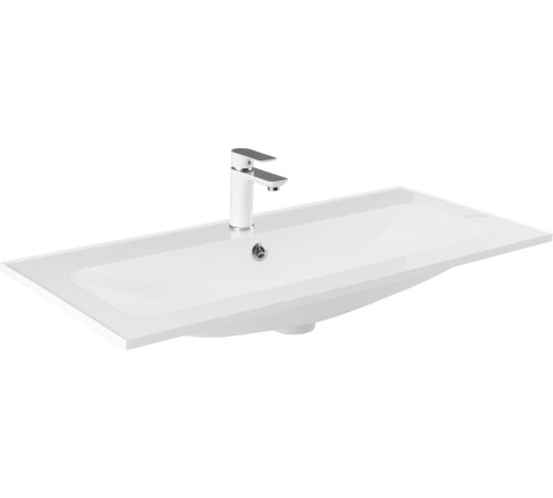 Тумба под раковину Aquanet Арт 100 мисти грин