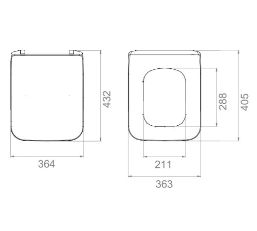 Сиденье для унитаза Allen Brau Liberty 4.33008.AN антрацит