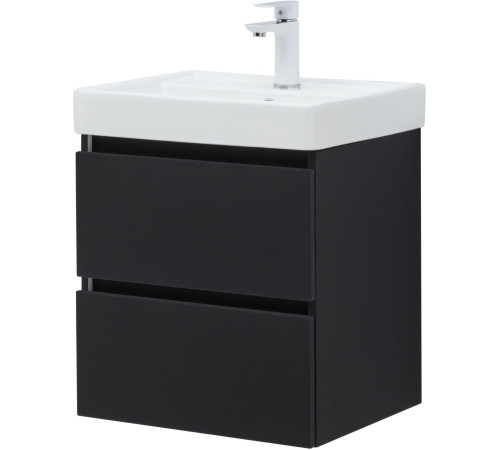 Тумба под раковину Aquanet Вега 2.0 50 черный
