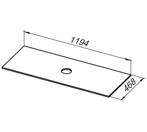 Столешница Allen Brau Fantasy 120 1.11011.DG-S пепел структ