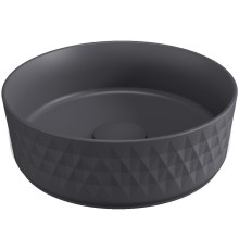 Раковина накладная Allen Brau Fantasy Romb 36 4.11033.AN антрацит