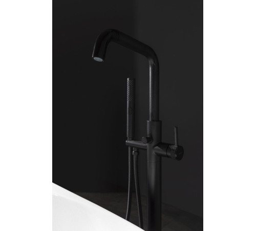 Смеситель для ванны Allen Brau Priority 5.31008-31 (с внутренней частью) черный матовый