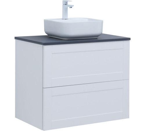 Тумба под раковину Aquanet Терра 80 белый матовый