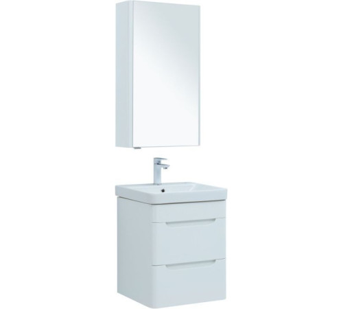 Мебель для ванной Aquanet София 50 белый глянец (2 ящика)