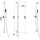 Душевой гарнитур Allen Brau Priority 5.31010-BN никель браш