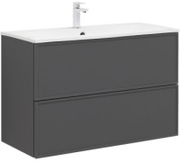 Тумба под раковину Aquanet Арт 90 ясень графит