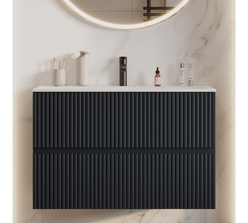 Тумба под раковину Aquanet Джейн 100 маренго