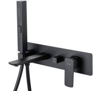 Смеситель для ванны с душем Allen Brau Infinity 5.21007-31 (с внутренней частью) черный матовый